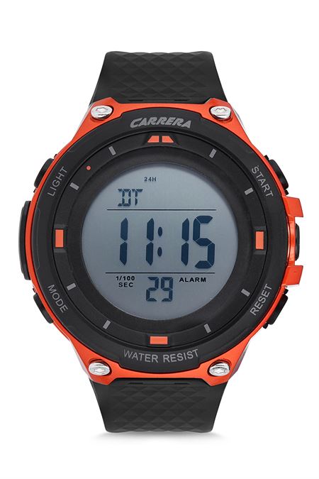 SİYAH SİLİKON ERKEK KOL SAATİ