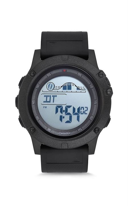 SİYAH SİLİKON ERKEK KOL SAATİ