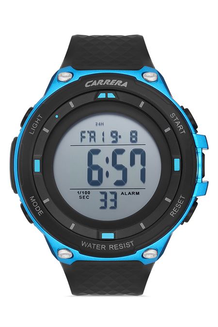 SİYAH SİLİKON ERKEK KOL SAATİ 