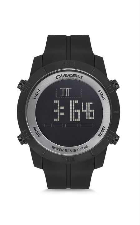 SİYAH SİLİKON ERKEK KOL SAATİ